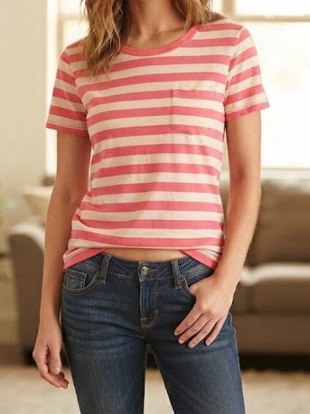 GAP Early 2000ās Striped T-Shirt Large